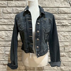 Fubu cropped jean jacket